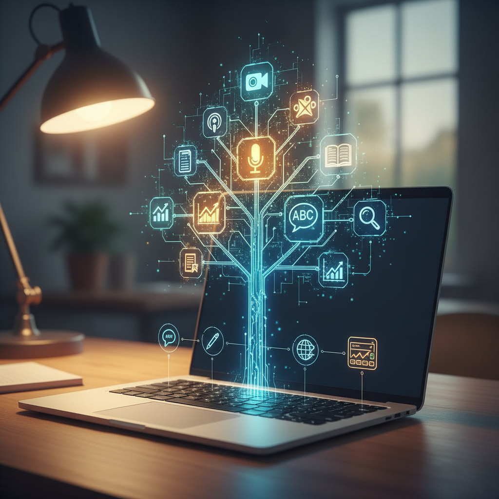 دليلك الشامل لصناعة المحتوى الرقمي: الأنواع والخطوات والأدوات (2026)